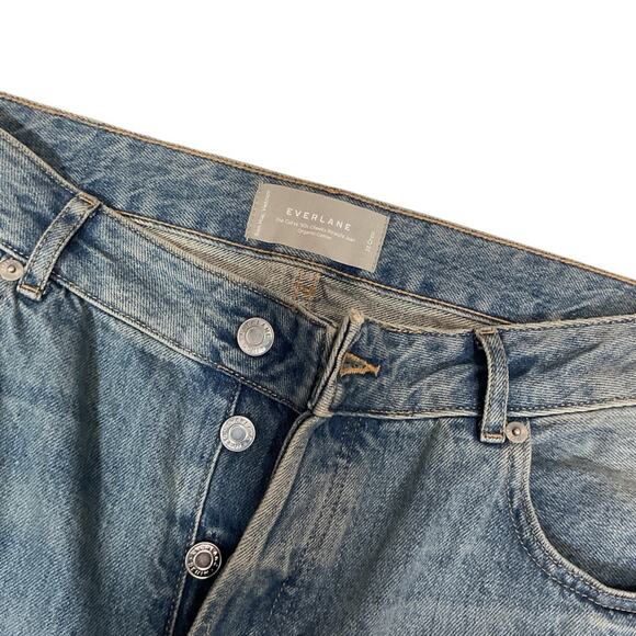 Everlane Women's WW-RDJ-4198 Size 32 The Curvy ’90s Cheeky Jeans Crop - Picture 3 of 6